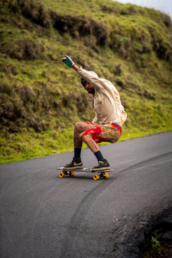 Chase Hiller on his Pro Model Downhill Board Sliding